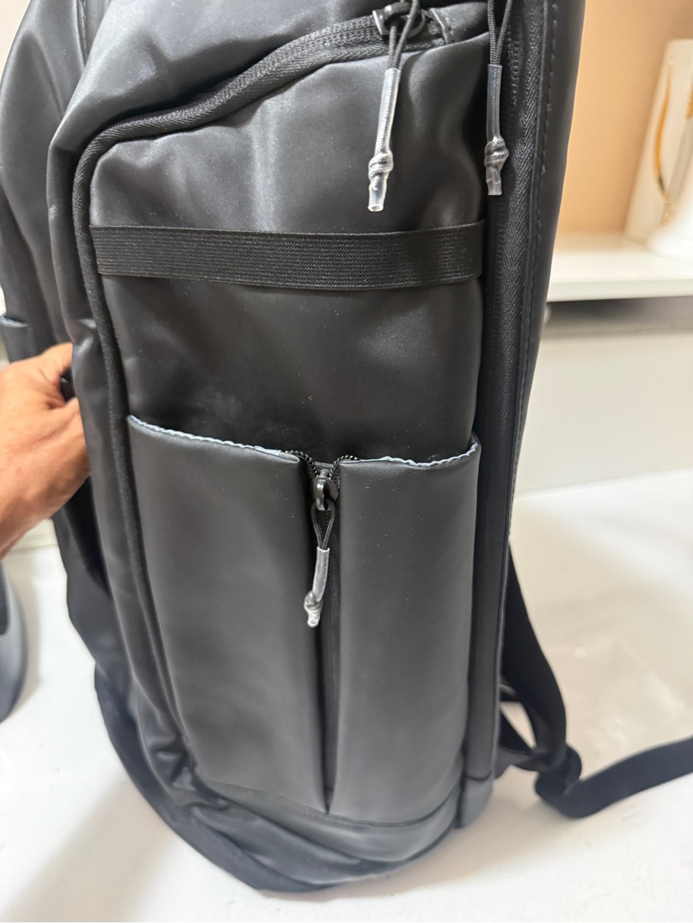 Jordan Black Men's Athletic Backpack with Subtle Jumpman - Picture 12 of 15
